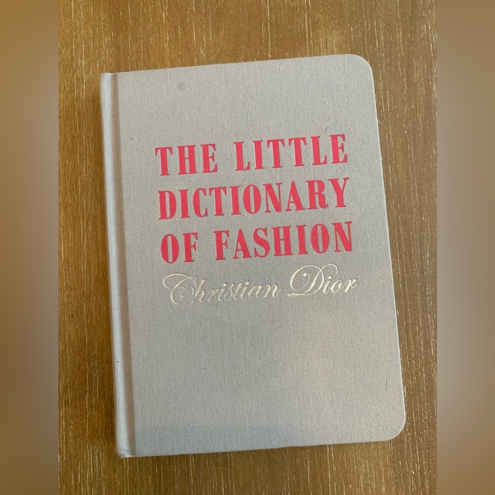 Christian Dior Tiny Dictionary of Fashion Book